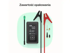 Green Cell CJSGC03 power bank Lithium-Ion (Li-Ion) 8000 mAh Black, Light Green