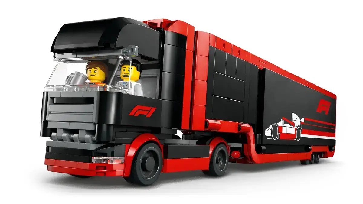 LEGO CITY 60445 F1 - Truck with RB20 & AMR24 F1 Cars