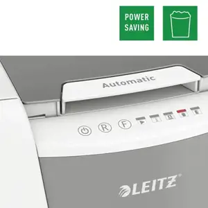 "Leitz IQ Autofeed Small Office 100" automatinis popieriaus smulkintuvas P4, kryžminis smulkinimas, 22 cm, 4 x 30 mm, 34 L, Touch, 8 lapai