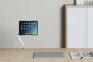 "Neomounts by Newstar" planšetinio kompiuterio laikiklis, Planšetė/UMPC, Pasyvus laikiklis, Stalinis, Baltas