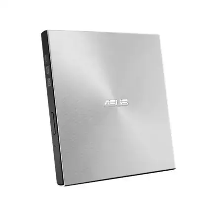 ASUS ZenDrive U9M, sidabrinis, dėklas, horizontalus, nešiojamasis kompiuteris, DVD±RW, USB 2.0