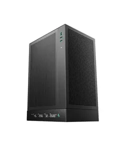 Deepcool PC Gaming Case | CH170 DIGITAL | Black | Mini ITX | ATX PS2