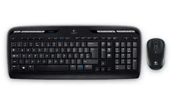 "LOGITECH WIRELESS COMBO MK330", VIDINIS