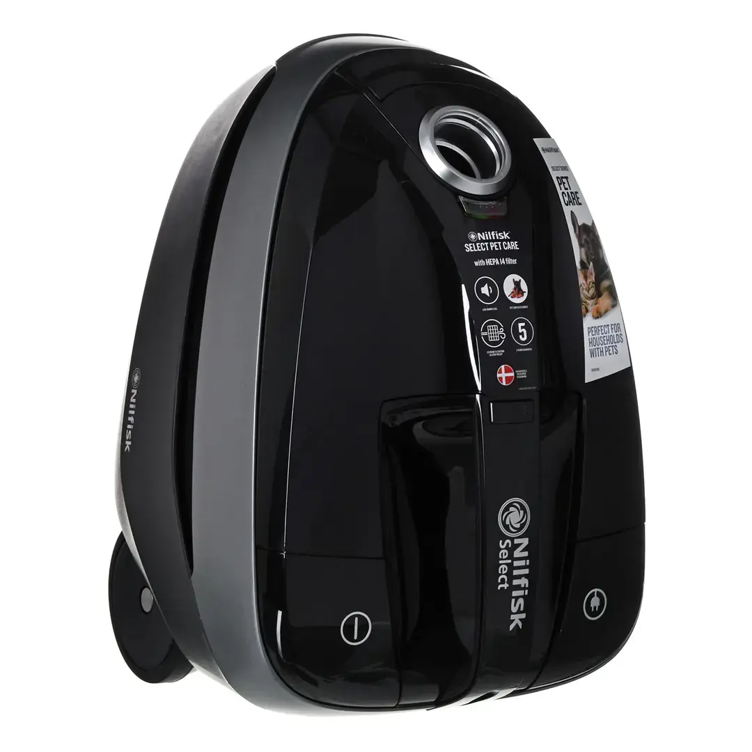 "Nilfisk Select Pet Care" dulkių siurblys Dulkių cilindras 3,1 l 650 W Dulkių maišelis Juodas