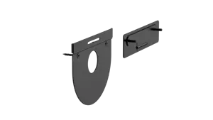 "Logitech Tap" sieninis laikiklis, Sieninis laikiklis, Juodas, Sieninis, Logitech, Tap, 244 mm