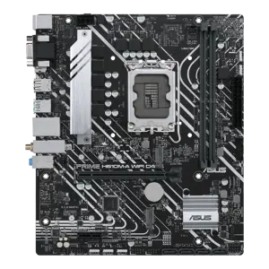 ASUS PRIME H610M-A WIFI D4, "Intel", LGA 1700, "Intel® Celeron®", "Intel® Core™ i3", "Intel® Core™ …