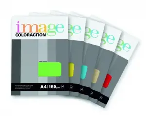 Spalvotas popierius Image Coloraction 56 A4, 160g, rapso geltona (50)  0702-228