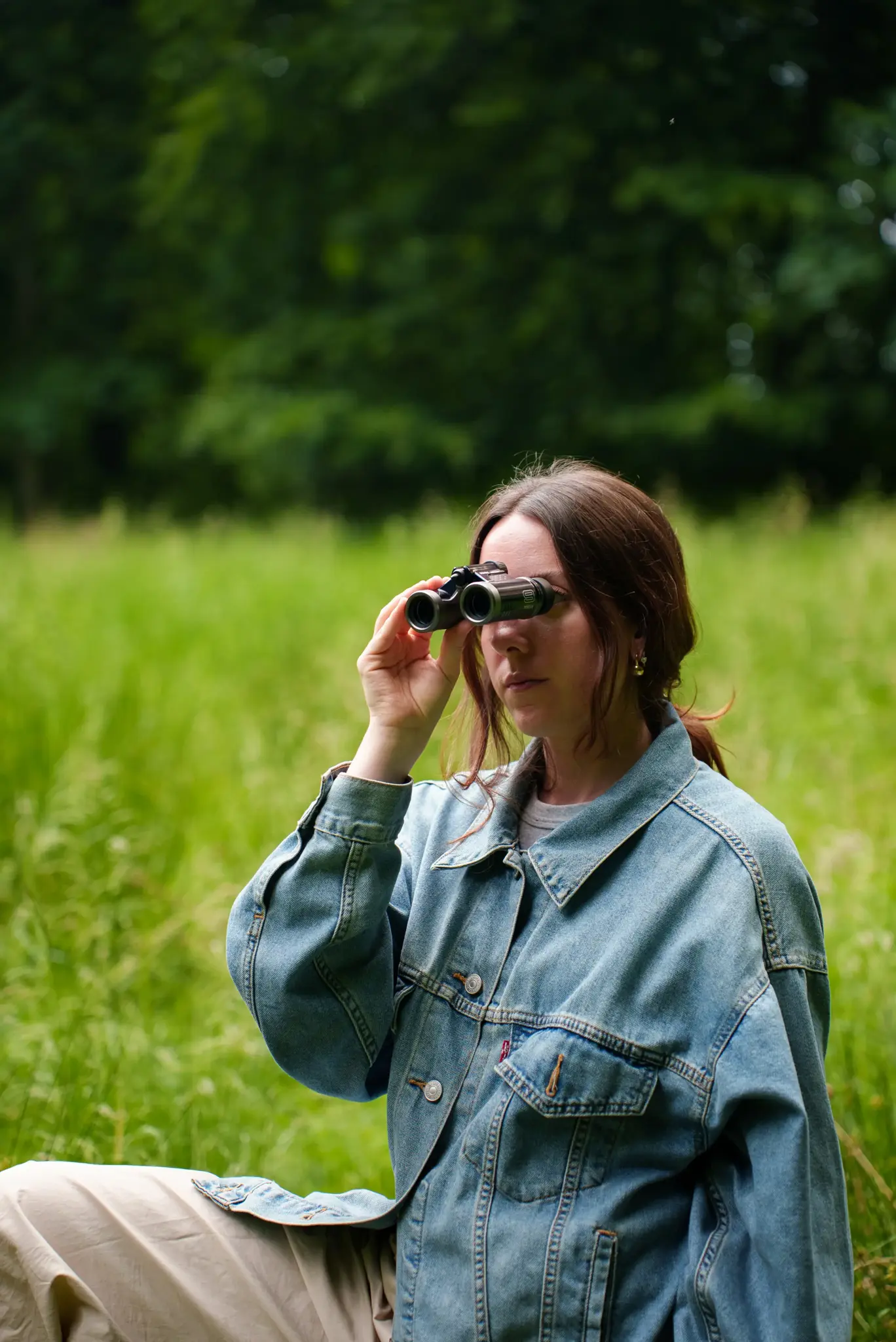 "Pentax" žiūronai UD 9x21, pilki/oranžiniai