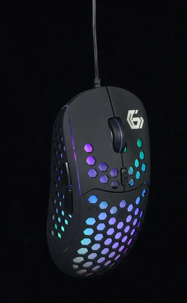 GEMBIRD USB žaidimų pelė su RGB apšvietimu RAGNAR RX400 6 mygtukai 7200DPI