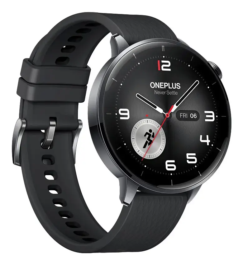 OnePlus Watch 3 43mm 3.35 cm (1.32") AMOLED Digital 466 x 466 pixels Touchscreen Black, Titanium Wi-Fi GPS (satellite)