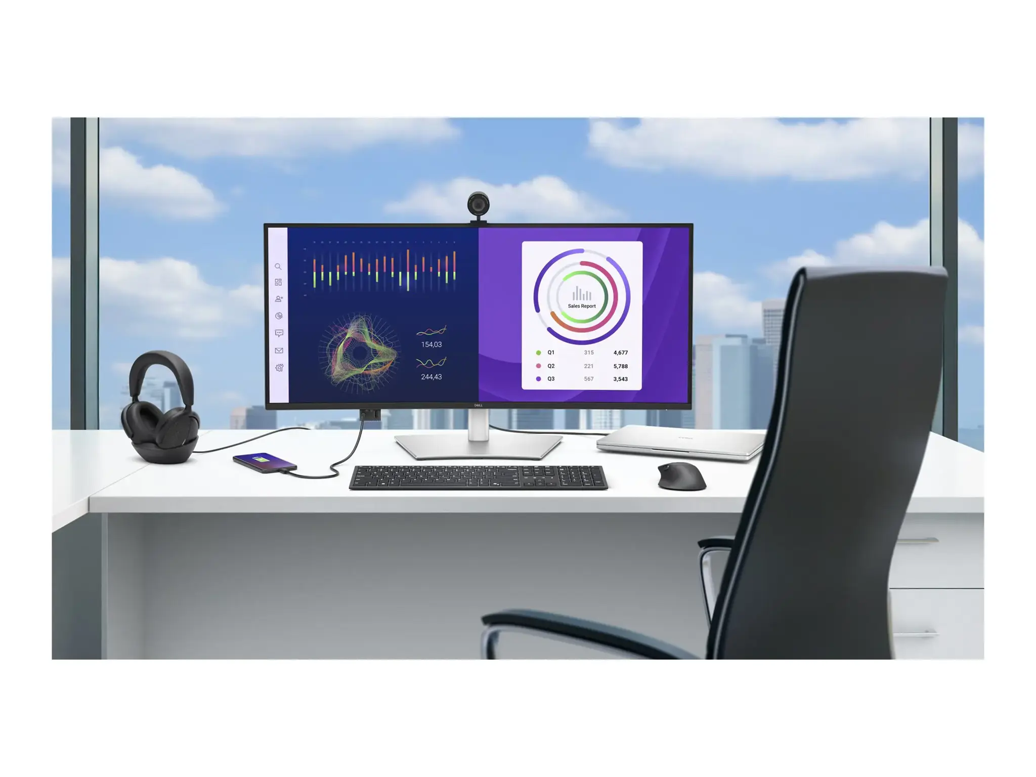 Dell Pro 34 Plus USB-C Hub Monitor - P3425WE, 86.5cm (34.1")