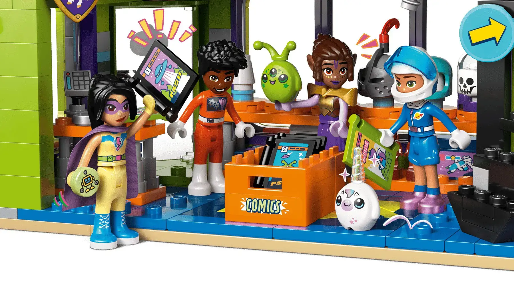 LEGO FRIENDS 42674 Comic Book and Game Store