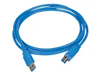 GEMBIRD CCP-USB3-AMBM-6 Aukštos klasės USB 3.0 kabelis USB A vyriškas kištukas - USB B vyriškas kiš…