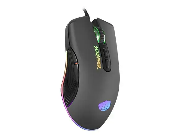 Žaidimų pelė Natec NFU-1699 RGB 6400 DPI juoda