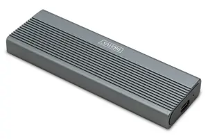Digitus USB M.2 hard disk enclosure, SSD, external, NVMe, 10Gbps, USB 3.1 Gen2 | DA-71120-1
