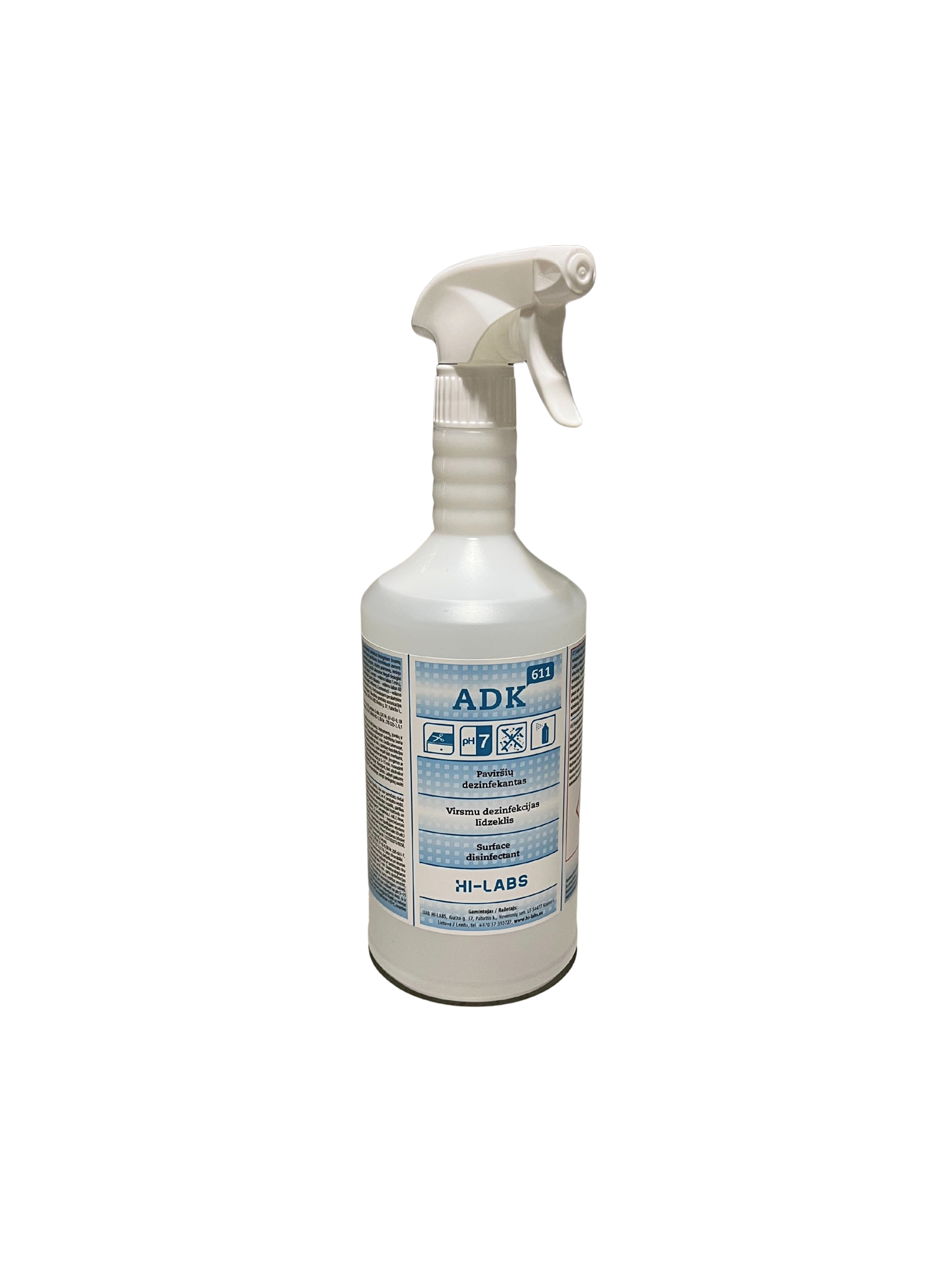 Dezinfekcinė priemonė ADK-611, su purkštuku, 1 l