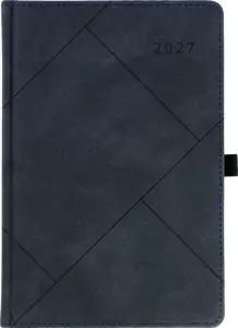 Darbo knyga FASHION SPECIAL EDITION, 2027, PU, A5, tamsiai pilka sp. LT