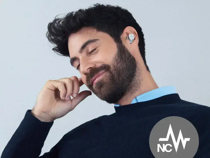 "Technics" belaidės ausinės EAH-AZ60E-S, sidabrinės