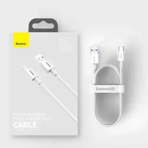 Baseus Superior USB - USB Typ C fast charging data cable 66 W (11 V | 6 A) Huawei SuperCharge SCP 2 m black (CATYS-A01)