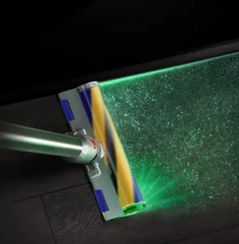 Dyson V15 Detect Absolute Belaidis dulkių siurblys, Nickel/Yellow