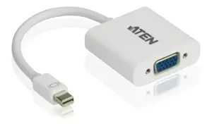 ATEN "Mini DisplayPort" ir VGA keitiklis, "Mini DisplayPort", VGA (D-Sub), vyriškas, moteriškas, ti…