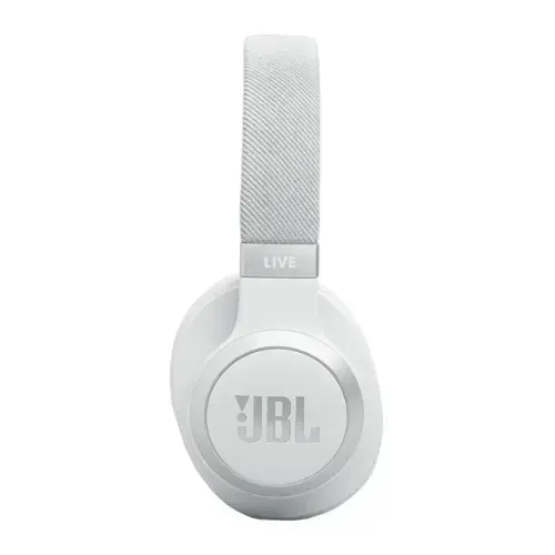JBL belaidės ausinės "Live 770NC", baltos spalvos