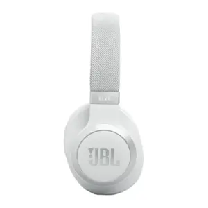 JBL belaidės ausinės "Live 770NC", baltos spalvos