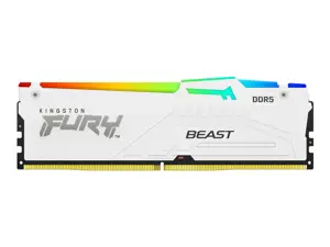 Kingston KF564C32BWEA-32 32GB 6400MT/s DDR5 CL32 DIMM FURY Beast White RGB EXPO | Kingston