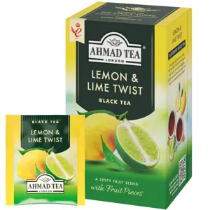 Arbata AHMAD ALU LEMON&LIME, 20 vokelių su siūlu po 2 g