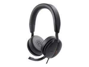 DELL WH5024, Wired, Calls/Music, 20 - 20000 Hz, 189 g, Headset, Black