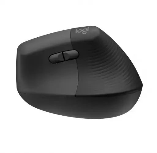 "LOGITECH LIFT" dešinioji vertikalioji ergonominė pelė - GRAFITAS / BLACK - EMEA