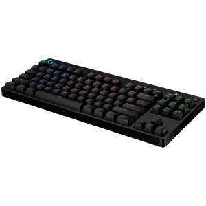 LOGITECH G PRO TKL laidinė mechaninė žaidimų klaviatūra - BLACK - US INT'L - USB - CLICKY