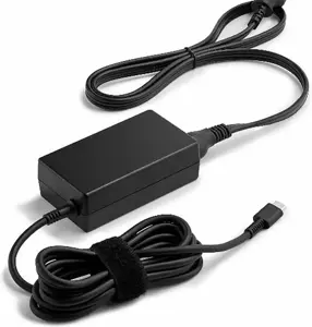 HP 65W USB-C LC maitinimo adapteris, nešiojamojo kompiuterio, vidinis, 65 W, AC-to-DC, HP, juodas