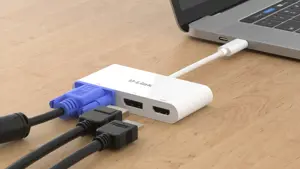 D-Link DUB-V310, laidinis, USB 3.2 Gen 1 (3.1 Gen 1), C tipo, baltas, CE, FCC, IC, RCM, DC, 0,04 A
