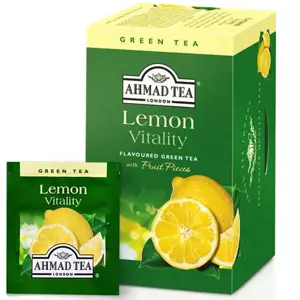 Arbata AHMAD ALU GREEN LEMON TEA, 20 vokelių su siūlu