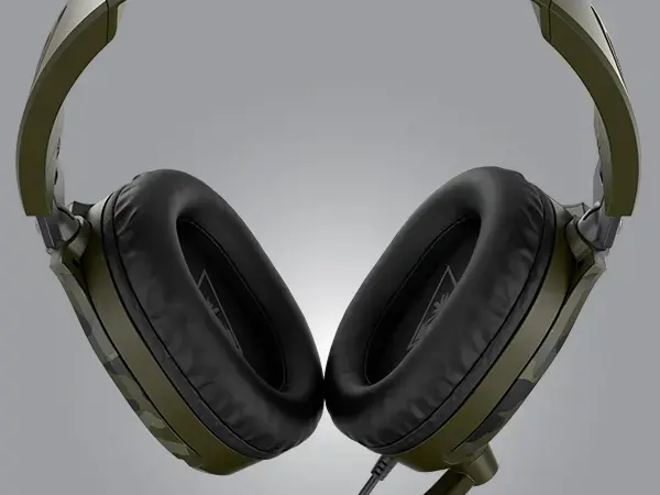 "Turtle Beach Recon 70 Green Camo" žaidimų ausinės - "Camo Green", laidinės, žaidimų, 20 - 20000 Hz, 485,3 g, ausinės, juodos, žalios