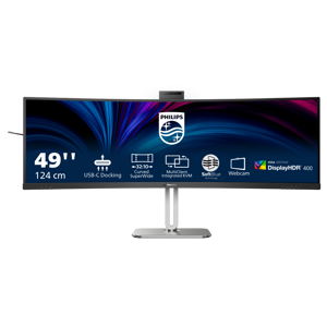 Philips 49B2U6900CH/00, 124 cm (48.8"), 5120 x 1440 pixels, Dual QHD, LCD, 4 ms, Black