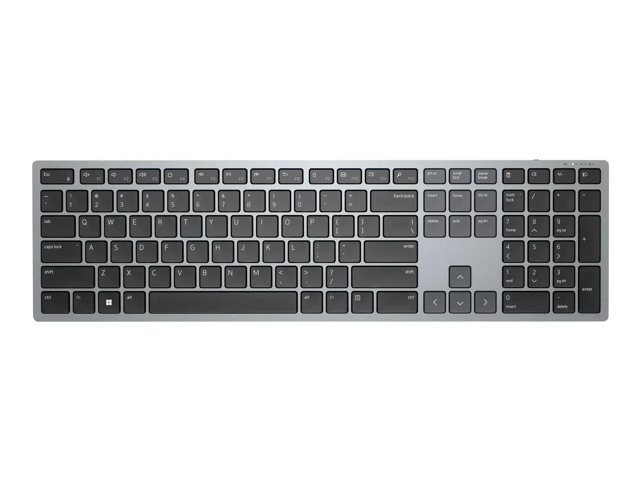 "Dell" kelių įrenginių belaidė klaviatūra - KB700 - rusiška (QWERTY)