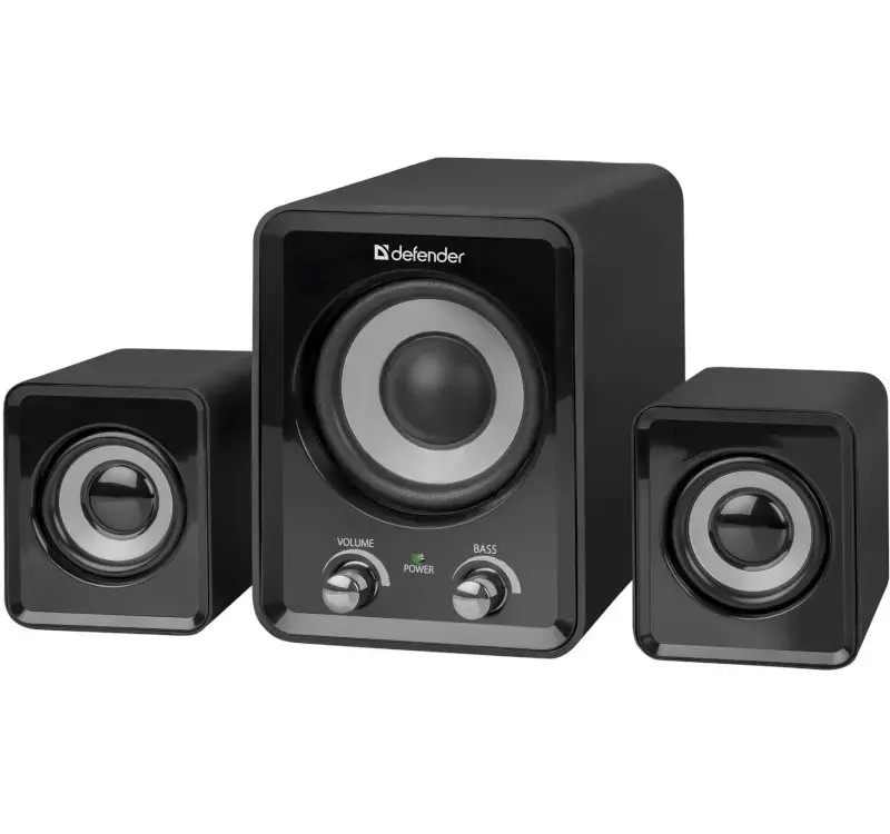 DEFENDER KOMPIUTERIO GARSIAKALBIAI Z4 2.1 11W USB BASS IR BASS CONTROL 65508