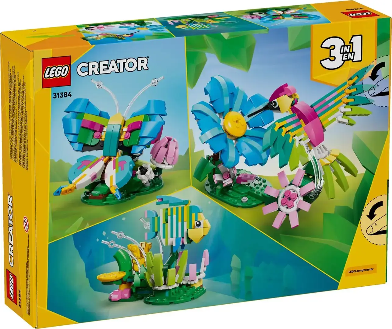 LEGO CREATOR 3 IN 1 31384 Wild Animals: Colorful Hummingbird