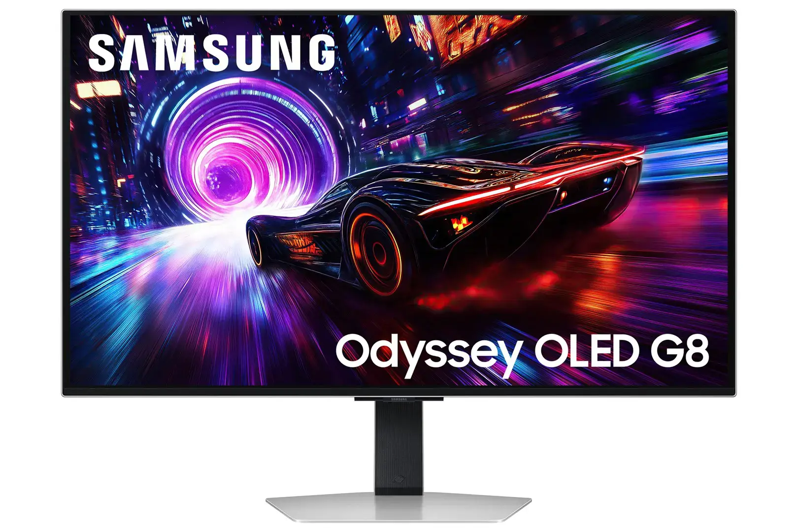 Samsung G81SF computer monitor 81.3 cm (32") 3840 x 2160 pixels 4K Ultra HD OLED Silver