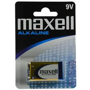 MAXELL šarminė baterija 9V, 6LR61, 1 vnt.