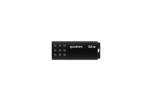 Goodram UME3, 32 GB, USB Type-A, 3.2 Gen 1 (3.1 Gen 1), 60 MB/s, Cap, Black