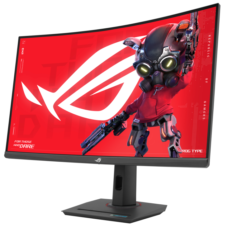 ASUS ROG Strix XG32WCS, 80 cm (31.5"), 2560 x 1440 pixels, Quad HD, LED, 1 ms, Black
