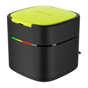TELESIN Box dviejų kanalų įkroviklis + 2 akumuliatoriai, skirti "GoPro Hero 11 / 10 / 9" (greitas įkrovimas)