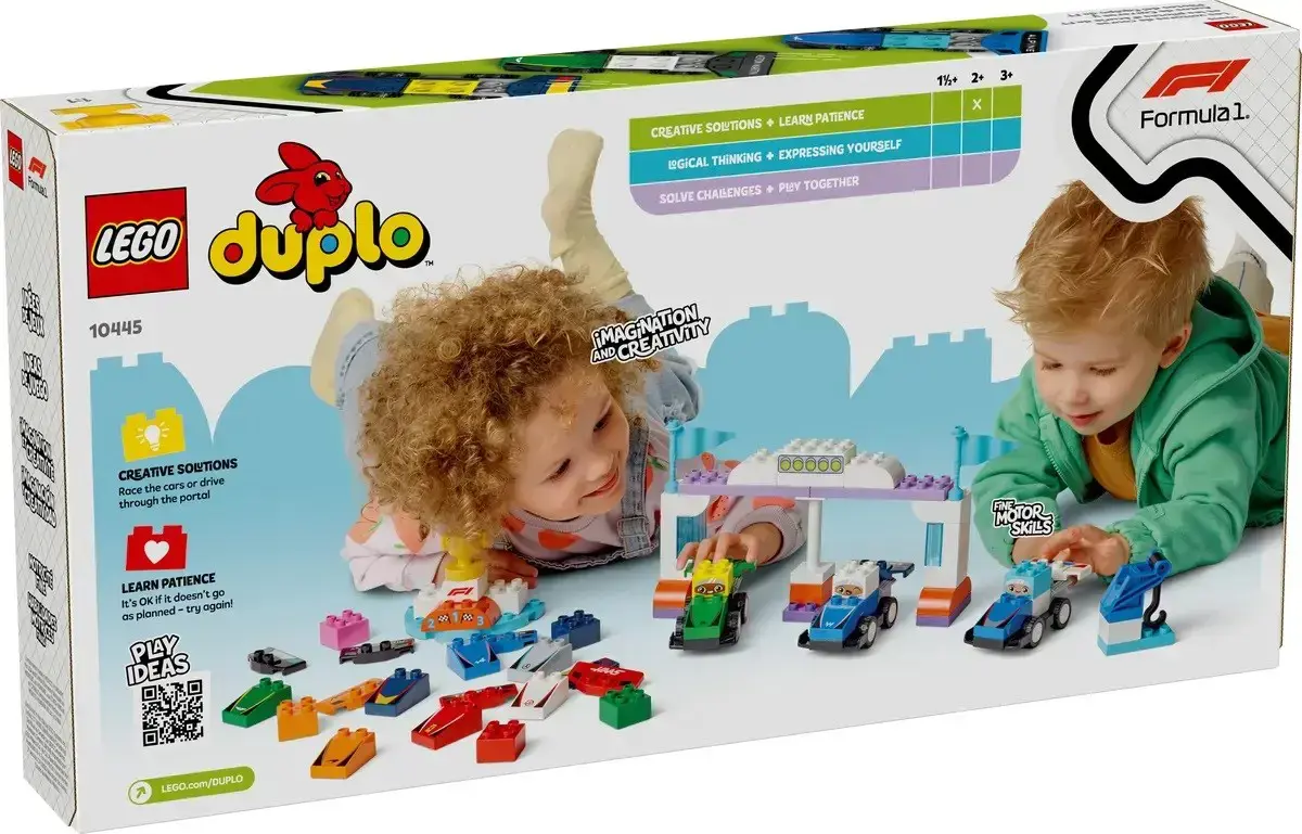 LEGO DUPLO 10445 F1 Team Race Cars & Drivers