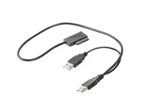 GEMBIRD A-USATA-01 Gembird Išorinis USB ir SATA adapteris, skirtas plonam SATA SSD/DVD diskui
