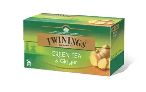 TWININGS Žalioji arbata su imbieru 25X1.6g, 40g