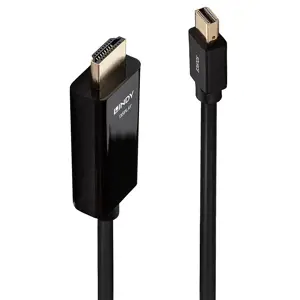 "Lindy Kabel" Mini DisplayPort/HDMI 4K30 (DP: passiv) 3 m, 3 m, Mini DisplayPort, HDMI A tipo (stan…