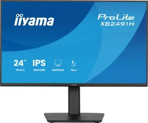 iiyama ProLite XB2491H-B1 computer monitor 60.5 cm (23.8") 1920 x 1080 pixels Full HD LCD Black